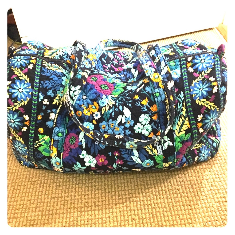 Vera Bradley Midnight Blues Quilted Overnight Bag